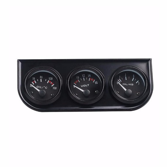 Car Three In One Voltage Oil Temperature Oil Pressure Car Dashboard