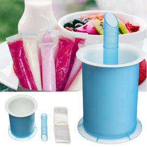 DIY Summer Freezer Frozen Lolly Ice Cream Popsicle Yogurt Mold Maker Cup