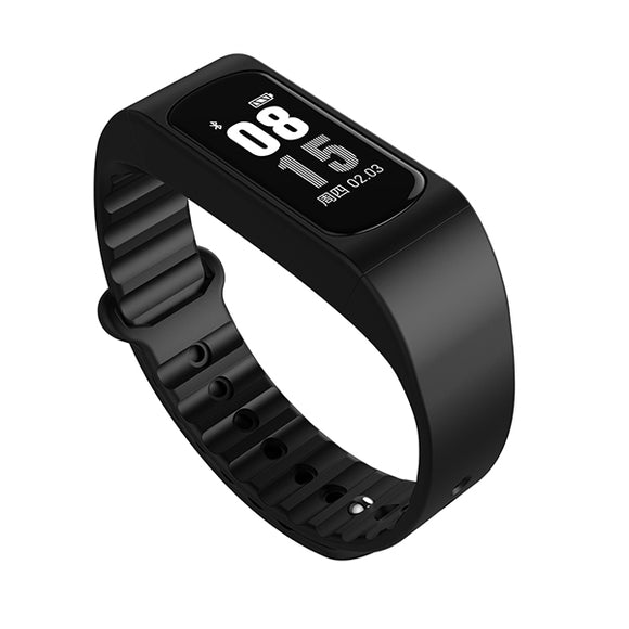 KALOAD W4S 0.96 Inch OLED 2.5D Glass Body Temperature Heart Rate Remote Camera Smart Bracelet