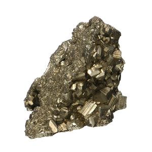 Natural Pyrite Chalcopyrite Mineral Crystals Gold Gemstone Decor Ornament 50-80g