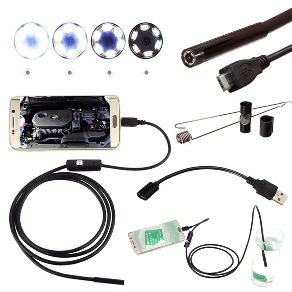 DANIU Endoscope Inspection Waterproof Camera 5.5mm Digital 5m USB For Android Phone