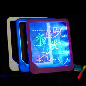 Electronic LED Light Fluorescent Writing Board Luminous Wordpad Handwriting Pad For Kids Gift Toys