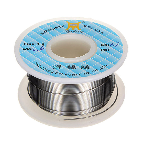 50g 0.6mm 63/37 Rosin Core Flux 1.8% Tin Lead Roll Soldering Solder Wire