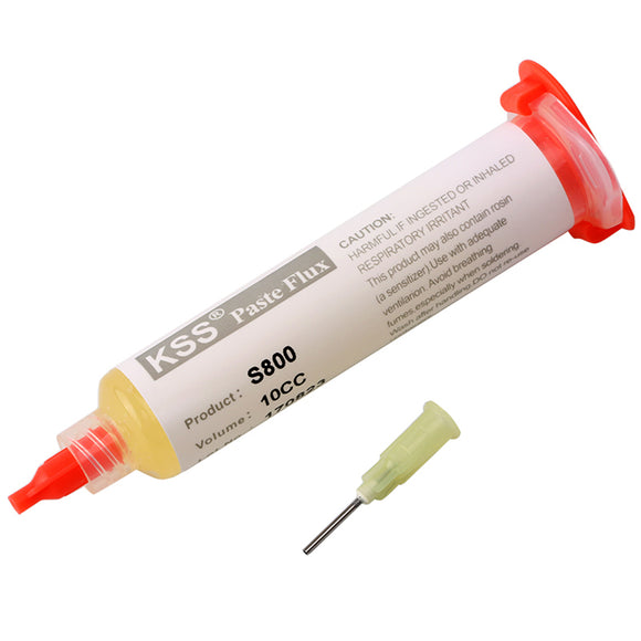 KSS S800 10CC Solder Paste Flux Soldering Paste with Needle for Soldering SMD BGA Dispensing Welding