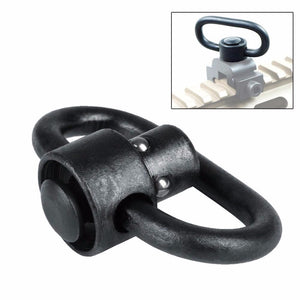 Hunting Heavy Duty Push Button Quick Detach Sling Swivel Adapter Attachment Point QD