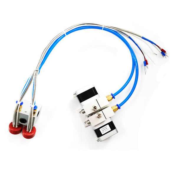 3D Printer Extruder Double Nozzle 12V 24V Print Head Distal Thermocouple