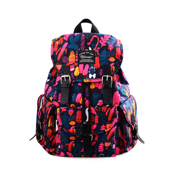 Women Printing 14 Inches Laptop Backpack