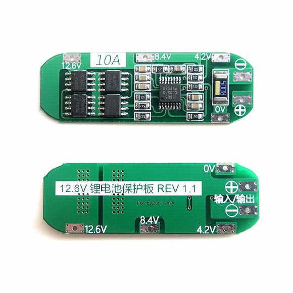 Seiko Protection IC 10A Protection Board For 3S 11.1V 12V 12.6V 18650 Lipo Battery