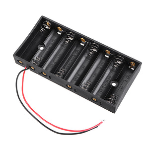 8 Slots AA Battery Box Battery Holder Board for 8xAA Batteries DIY kit Case