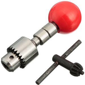 0.3-4mm Mini Micro Jewelry Craft Hand Drill Tools Wood Manual Hand Twist Drill With Key Chuck