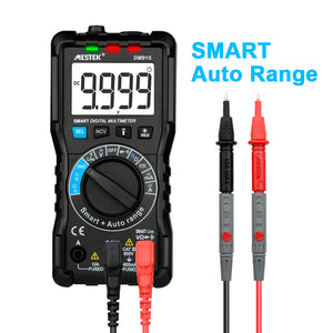 MESTEK DM91S Intelligent Multimeter 9999 Counts Smart Auto Range Tester Multi-function Multitester