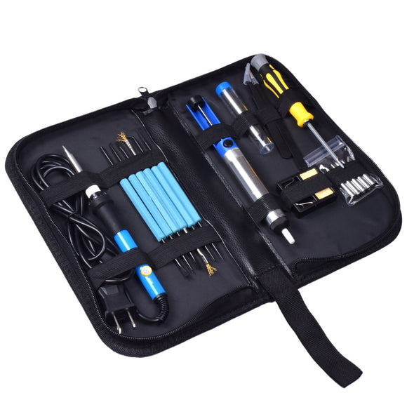 Adjustable Temperature Welding Solder Soldering Iron Tool Kit