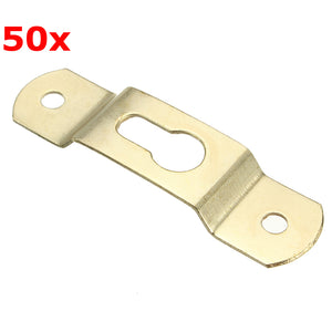 50Pcs Metal Hanging Nail Rings Bracket Photo Frame Accessories Hardware