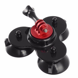 SJCAM Accessories Triple Suction Cup Mount Removable Black for SJCAM Camera