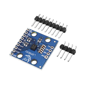 GY-LSM9DS 9 Axis Sensor Module Acceleration Gyro Magnetometer Inertial Measurement Accelerometer Unit IMU for Arduino