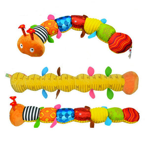 Baby Musical Caterpillar Rattle Infant Catoon Ring Bell Toy Devolopment Toys