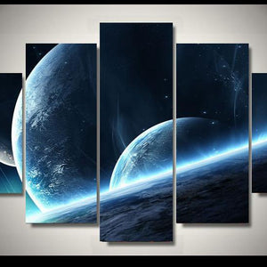 5  Cascade Cosmic Star Connection Picture Canvas Wall Painting Picture Home Decoration Without Frame