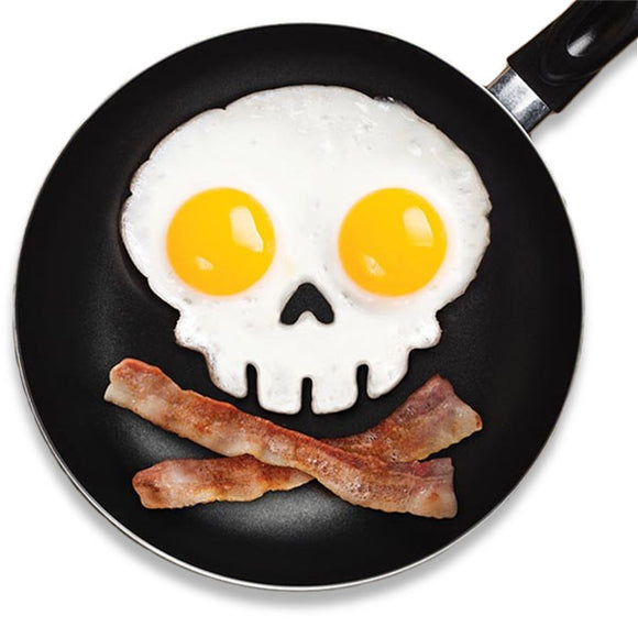 Silicone Skull Egg Frying Mold Breakfast Pan Cake Mould Kitchen Cooking Tool