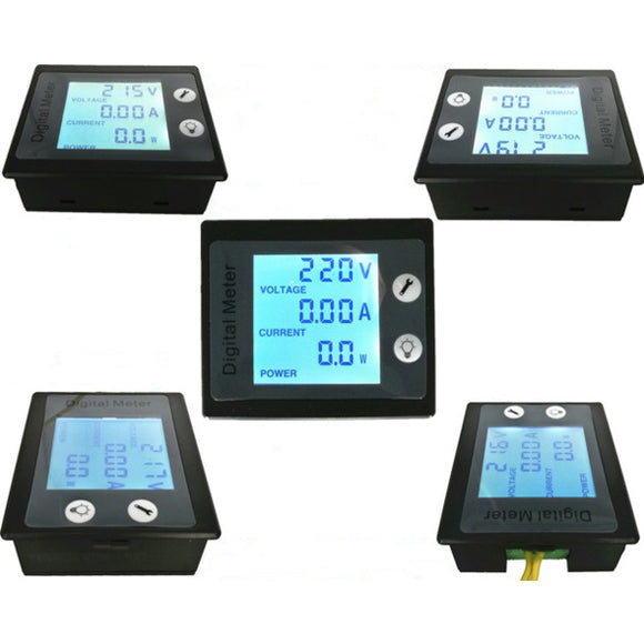 PZEM-001 AC 80-260V 10A 2200W Power Meter LCD Digital Voltmeter Current Meter Monitor Display Module