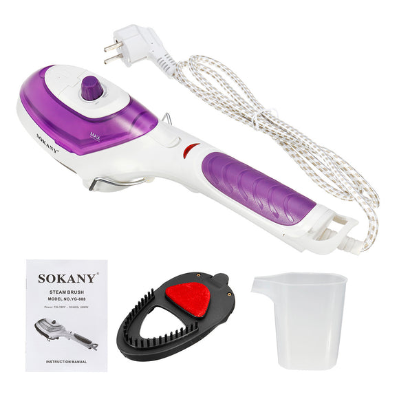 1000W 220V Handheld Clothes Garment Steamer Fast-Heat Portable Steam Iron Capacity 70ML