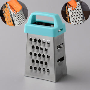 Mini 4 Sides Multifunctional Carrot Garlic Slicer Cutter Handheld Vegetable Cheese Slicer Cutter