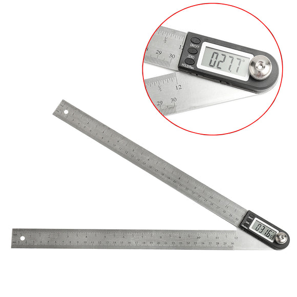 300mm Electronic Digital Protractor Goniometer Angle Finder Miter Gauge