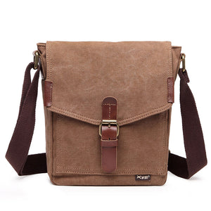 Canvas Leisure Shoulder Bag Messenger Bag For Men