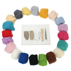 Needle Felting Starter Kit Wool Felt Tools Mat With Needles Accessories Craft