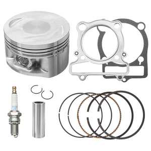 Piston Rings Gasket Spark Plug Kit Set For Yamaha YFM 350 1987-2004