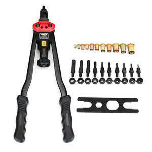 BT-610 Rivet Tool Kit Rivnut Setting Tool Nut Setter NutSert Hand Riveter Guns M3 M4 M5 M6 M8 M10 M12 HT2819