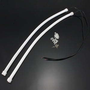 2pcs 45CM SMD3014 Flexible LED Strip Light DRL Daytime Running Lamp For Motorcycle Scooter Car