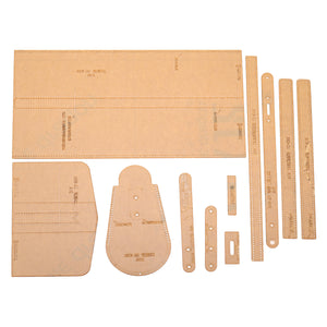 DIY Leather Craft Tool Acrylic Lovely Shoulder Bag Stencil Templates Acrylic Template Pattern