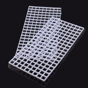 2951486mm Grid Divider Board Holder Net Tray Egg Crate Louvre Aquarium Fish Tank Isolation Filter