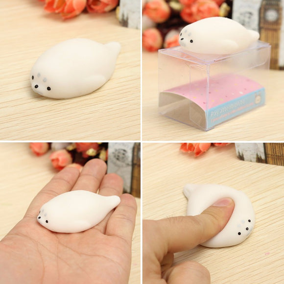 Seal Squishy Squeeze Cute Healing Toy Kawaii Collection Stress Reliever Gift Decor