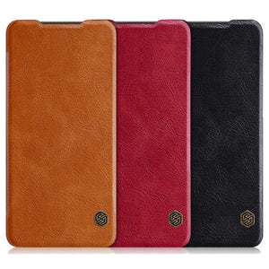 NILLKIN Qin Flip Credit Card Slot Smart Sleep PU Leather Protective Case For Huawei P30