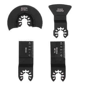 4pcs/set Multi-Function Saw Blade Oscillating Multi Tool For Bosch Fein Multimaster Makita