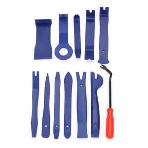 12pcs Audio Instrument Molding Remover Panel Trim Clip Dash Radio Removal Tools Kit