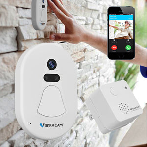 Wireless WIFI Smart Doorbell Door Camera Phone Ring HD Photo Home Indoor Outdoor