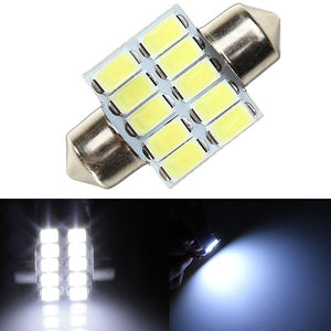 39MM 5630 10SMD Festoon Dome Map Interior LED Light Lamp BulbReading Light