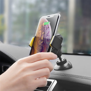 HOCO Strong Adhesive Extendable Clip 360 Degree Rotation Car Holder Mount for Mobile Phone 4.7-6.5