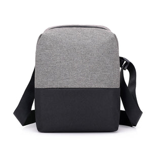 Men Canvas Minimalist Fashion Business Leisure Waterproof Travel Shoulder Crossbody Bag