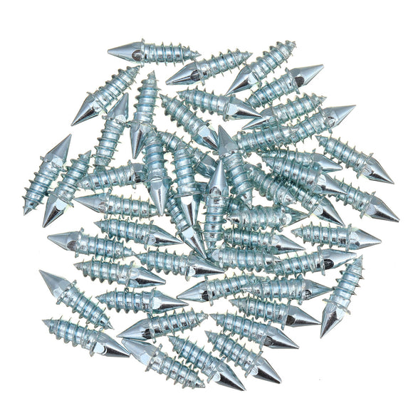 50PCS Cemented Carbide Car Tire Anti-slip Spikes Snow Chains Studs Screws Nail for Shoes ATV Car Motorcycle