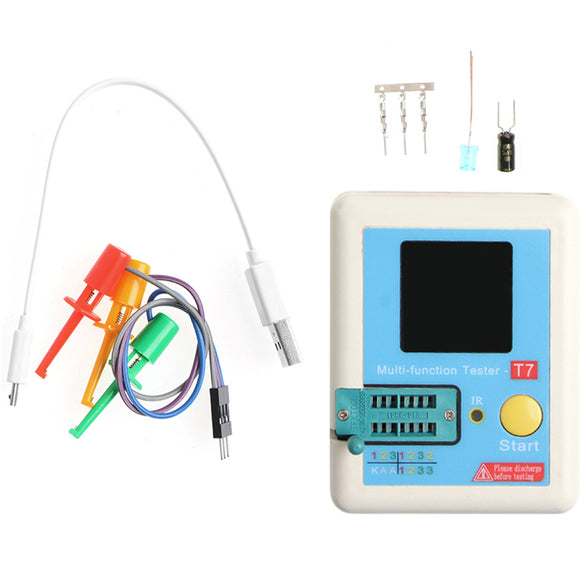 T7 Transistor Tester Multifunctional Tester TFT Diode Triode Capacitance Meter