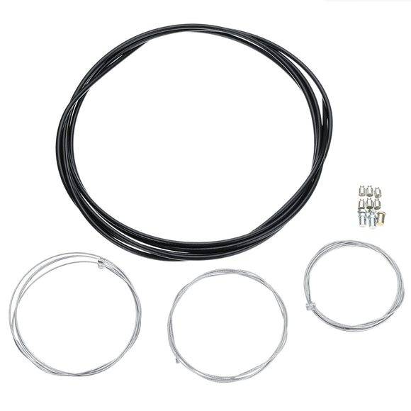 Motorcycle Clutch Brake Throttle Cable Harness Set Replacement Kit Universal