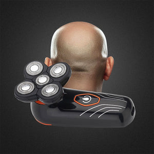 5 Heads Electric Floating Shaving Razor Intelligent Speedy Men's Electric Shaver Waterproof