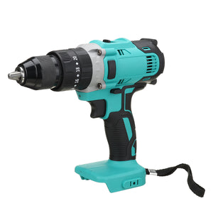 4000rpm 18V 3 In 1 Impact Drill Hammer Adjustable Speed Electric Screwdriver Drill Adapted For Makita Batttery With LED Working Light