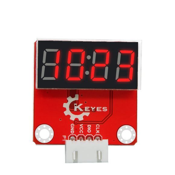 Keyes Brick TM1637 I2C 4CH Digital Tube Sensor Module with Anti Reverse Plug Interface Board