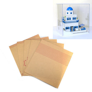 CuteRoom DIY Transparent Display Box Dust-proof Cover Dollhouse The Santorini Island