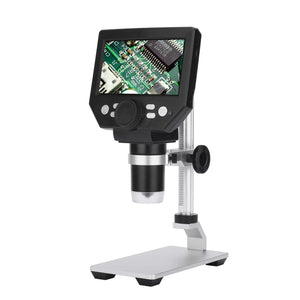 MUSTOOL G1000 Portable 1-1000X HD 8MP Digital Microscope 4.3 Electronic HD Video Microscopes Borescope Magnifier Camera Mobile Phone Repair Microscope"