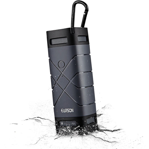 EARSON ER-163 Outdoors Bluetooth Speaker Waterproof Shockproof TF Card AUX Selfie Remote